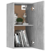 | Dulap pentru TV de perete | 2 pcs Gri beton 30.5 x 30 x 60 cm - WALTI WALTI