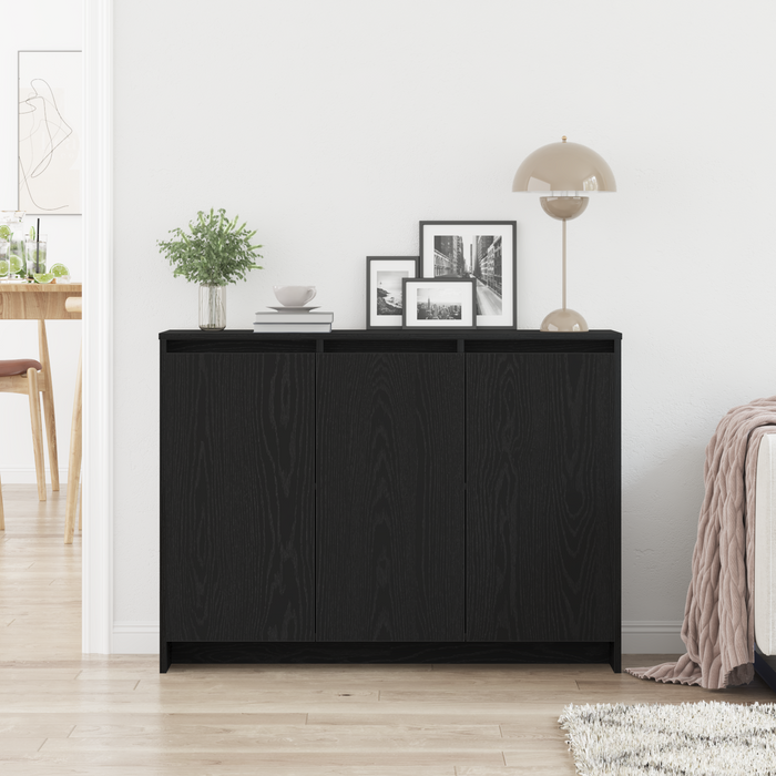 Bufet Negru 102 x 29.5 x 75 cm Lemn compozit WALTI