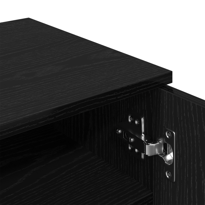 Dulap pentru pantofi cu raft Stejar negru 29,5 x 35 x 101 cm - WALTI WALTI