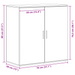 Bufet Lemn vechi 79 x 38 x 80 cm Lemn compozit - WALTI WALTI