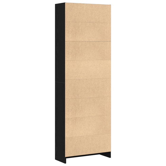 Raft pentru cărți Stejar Negru 60 x 24 x 176 cm Lemn compozit - WALTI WALTI