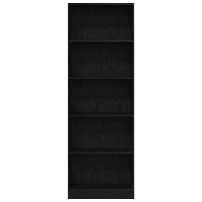 Raft pentru cărți Stejar Negru 60 x 24 x 176 cm Lemn compozit - WALTI WALTI