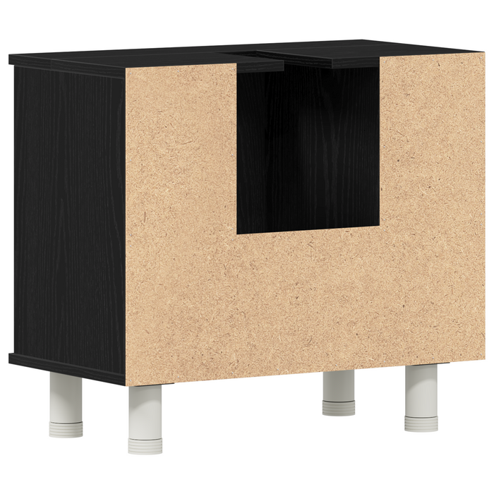 Dulap de Baie cu ușă Stejar Negru 60 x 32 x 54 cm Lemn compozit - WALTI WALTI