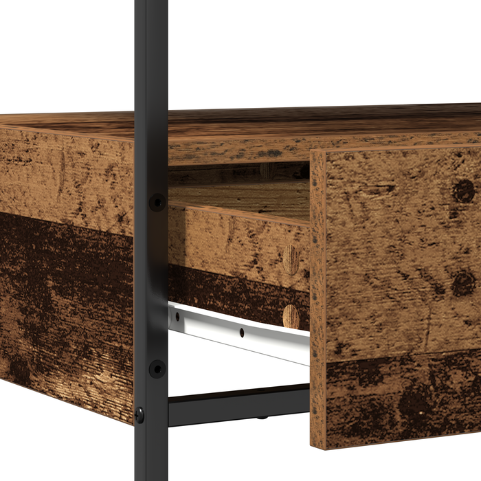 Masă de Consolă Lemn Vechi 75 x 40 x 75 cm Lemn compus și metal - WALTI WALTI