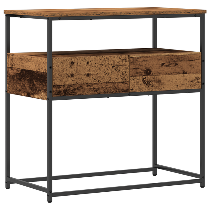 Masă de Consolă Lemn Vechi 75 x 40 x 75 cm Lemn compus și metal - WALTI WALTI
