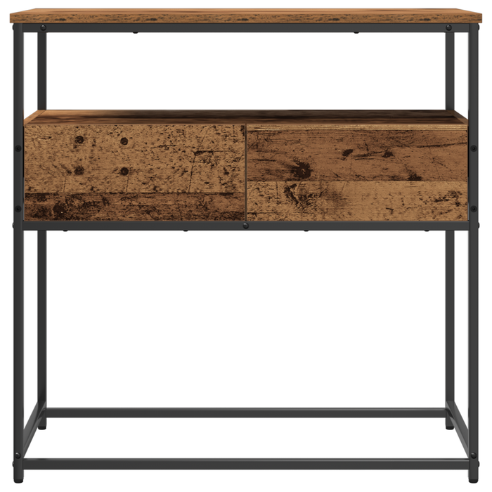 Masă de Consolă Lemn Vechi 75 x 40 x 75 cm Lemn compus și metal - WALTI WALTI