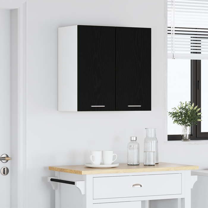 Dulap suspendat Stejar negru 60 x 31 x 60 cm Lemn compozit - WALTI WALTI