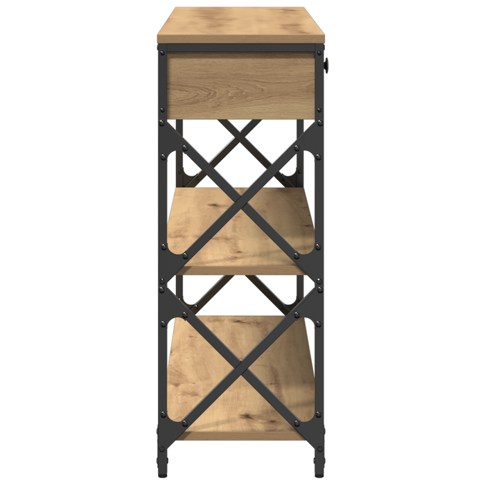 Masă Consolă stejar artizanal 100 x 28 x 75 cm - WALTI WALTI