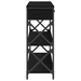 Masă Consolă Stejar negru 100 x 28 x 75 cm Lemn compus și metal - WALTI WALTI