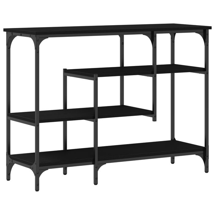 Masă de Consolă cu raft Stejar negru 100 x 35 x 75 cm - WALTI WALTI