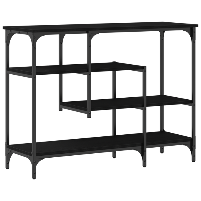 Masă de Consolă cu raft Stejar negru 100 x 35 x 75 cm - WALTI WALTI