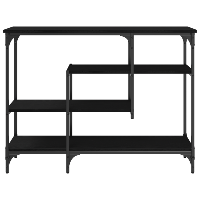 Masă de Consolă cu raft Stejar negru 100 x 35 x 75 cm - WALTI WALTI