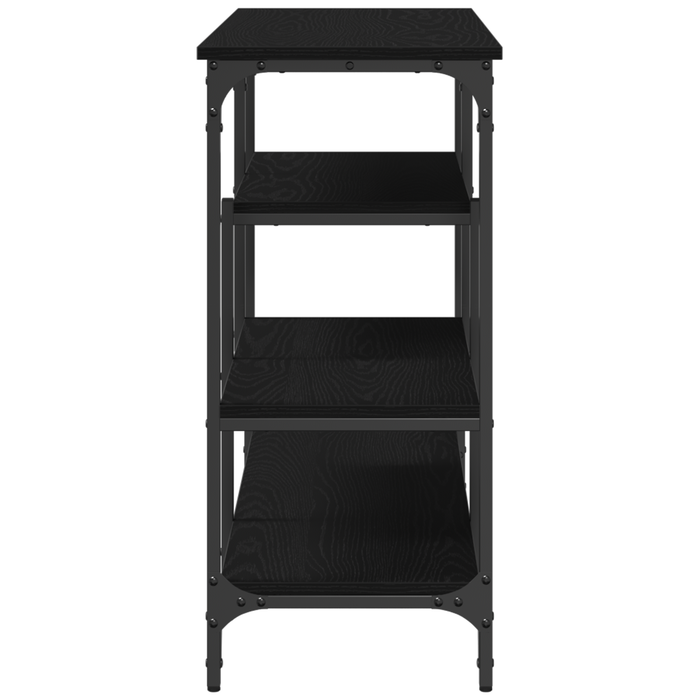 Masă de Consolă cu raft Stejar negru 100 x 35 x 75 cm - WALTI WALTI