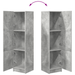 Highboard Gri beton 31.5 x 32 x 124 cm Lemn compozit - WALTI WALTI