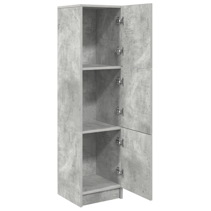 Highboard Gri beton 31.5 x 32 x 124 cm Lemn compozit - WALTI WALTI
