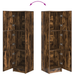 Highboard Stejar afumat 31.5 x 32 x 124 cm Lemn compozit - WALTI WALTI