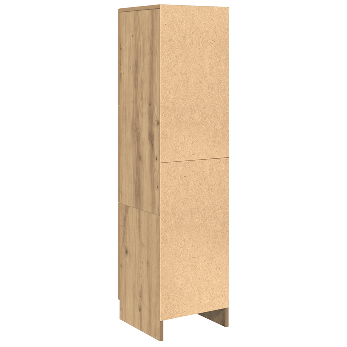 Highboard stejar artizanal 31.5 x 32 x 124 cm Lemn compozit - WALTI WALTI