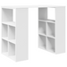 Birou cu raft cu depozitare Alb 90 x 50 x 75 cm Lemn compozit - WALTI WALTI