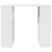 Birou cu raft cu depozitare Alb 90 x 50 x 75 cm Lemn compozit - WALTI WALTI