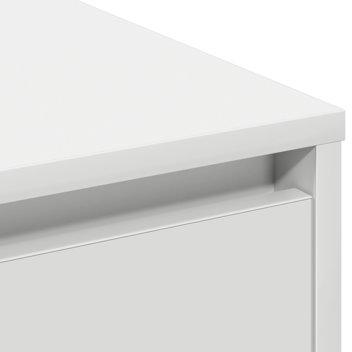 Bufet LED pentru Alb 71 x 34,5 x 75 cm Lemn compozit - WALTI WALTI