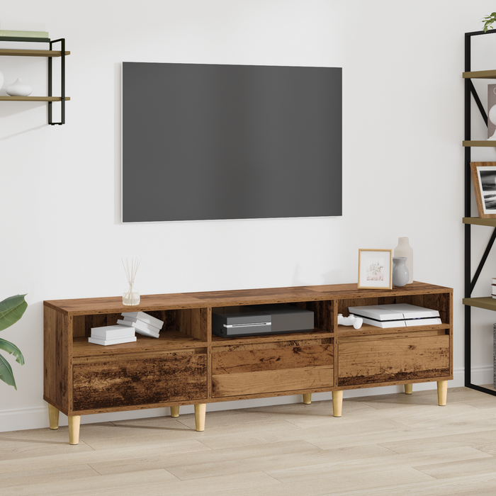 Cabinet TV cu sertar Lemn Vechi 150 x 30 x 45 cm Lemn compozit - WALTI WALTI