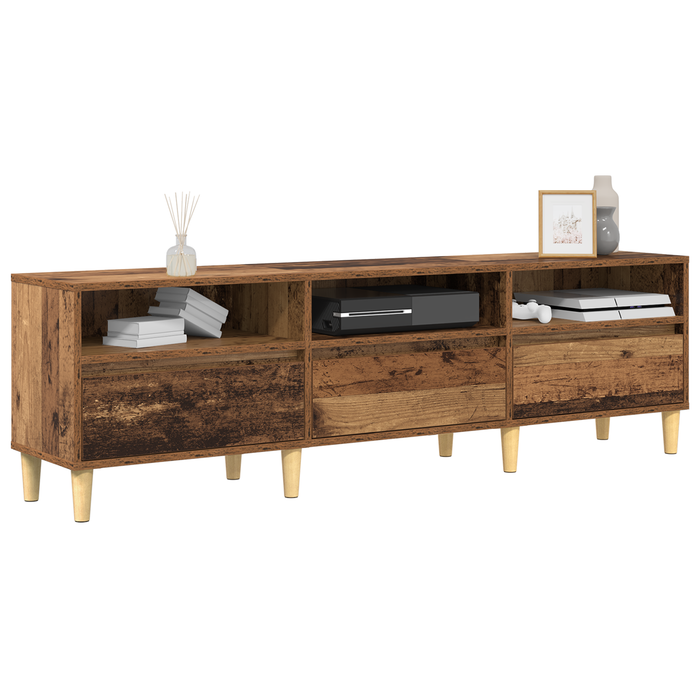 Cabinet TV cu sertar Lemn Vechi 150 x 30 x 45 cm Lemn compozit - WALTI WALTI
