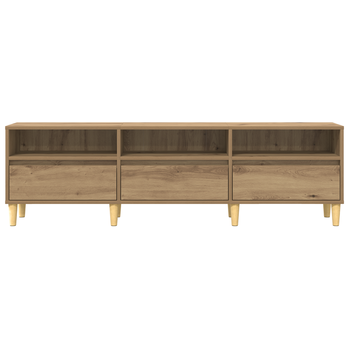 Cabinet TV Stejar Artizanal 150 x 30 x 45 cm Lemn compozit - WALTI WALTI