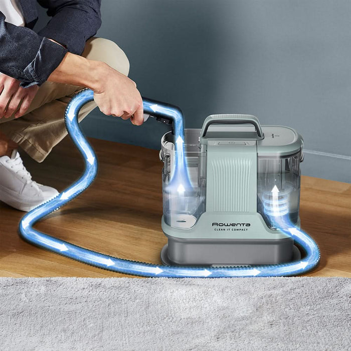 Aspirator cu spalare ROWENTA Clean It IN3020F0, 1.4l, 400W, verde-argintiu WALTI