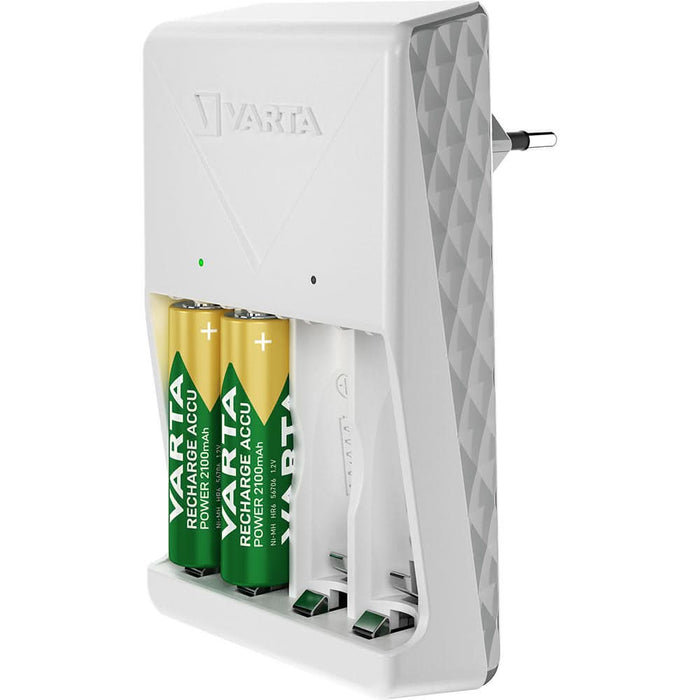 Incarcator acumulatori VARTA 57657, 4 acumulatori AA/AAA, 2100mAh WALTI