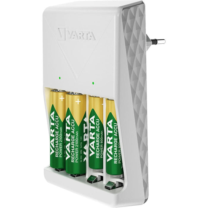 Incarcator acumulatori VARTA 57657, 4 acumulatori AA/AAA, 2100mAh WALTI