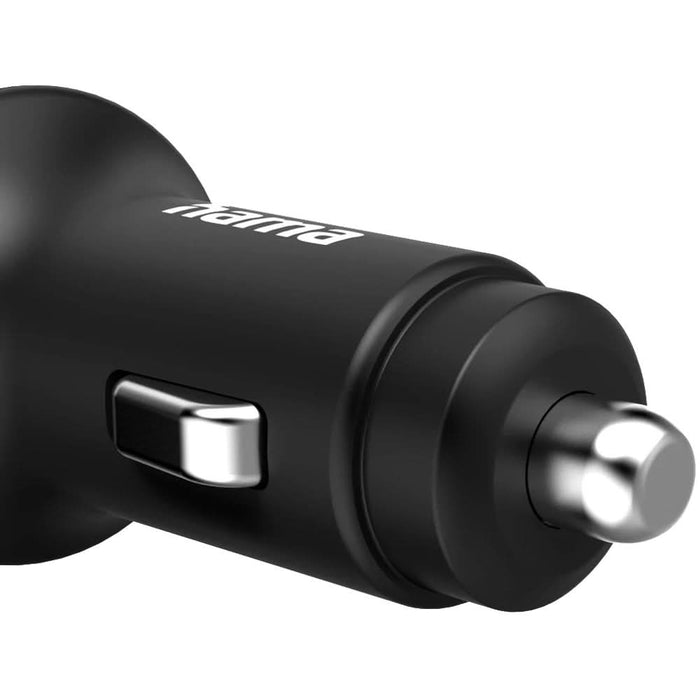 Incarcator auto HAMA 201614, 1xUSB-C, Power Delivery (PD), 25W, negru WALTI