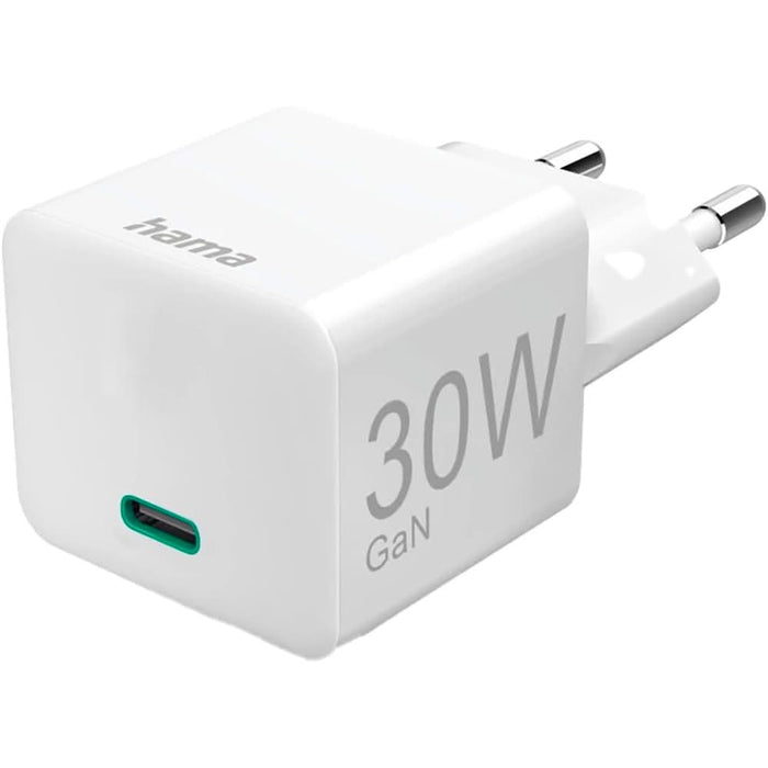 Incarcator retea HAMA 201998, 1xUSB-C, Power Delivery (PD), 30W, alb WALTI