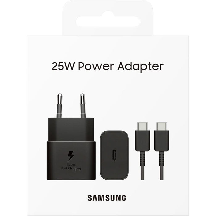 Incarcator retea SAMSUNG EP-T2510XBEGEU, 1xUSB-C Power Delivery 25W, Cablu inclus 1m, negru - WALTI WALTI