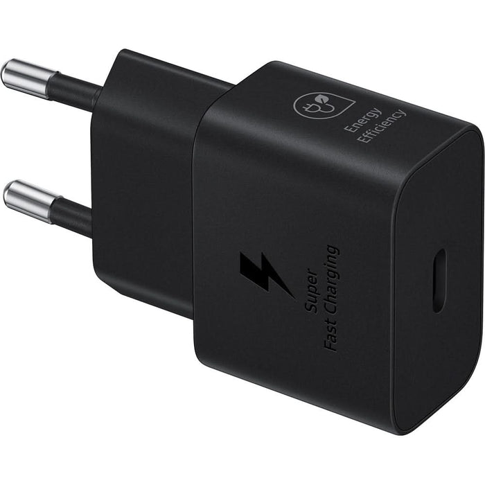 Incarcator retea SAMSUNG EP-T2510XBEGEU, 1xUSB-C Power Delivery 25W, Cablu inclus 1m, negru - WALTI WALTI
