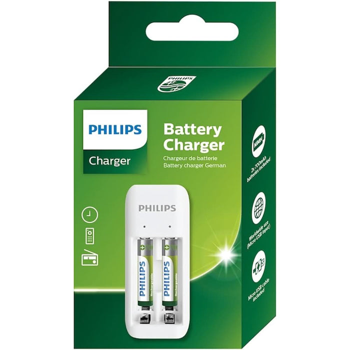 Incarcator acumulatori PHILIPS SCB2070NB/00, 2 acumulatori AA/AAA, 700mAh WALTI