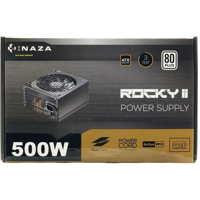 Sursa PC INAZA Rocky 2, 500W, 120mm, 80 Plus White WALTI