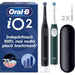 Set 2 Periuta de dinti electrice ORAL-B iO2, 8800 miscari/min, Timer, 3 programe, 2 capate, negru - WALTI WALTI