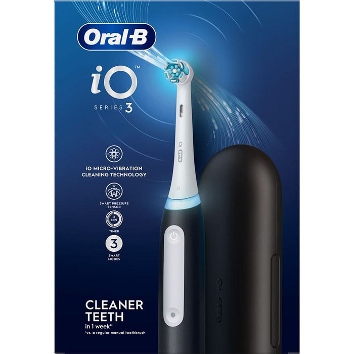 Periuta de dinti electrica ORAL-B iO3, 3 programe, 1 capat, negru WALTI