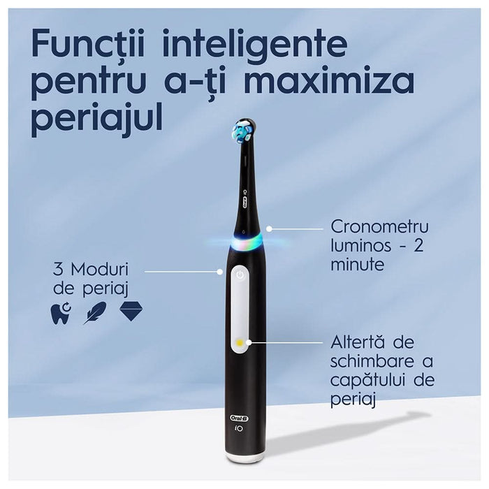 Periuta de dinti electrica ORAL-B iO3, 3 programe, 1 capat, negru WALTI