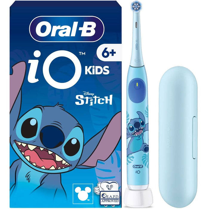 Periuta de dinti electrica copii ORAL-B iO Kids Disney Stitch, 3 programe, 1 capat, albastru WALTI