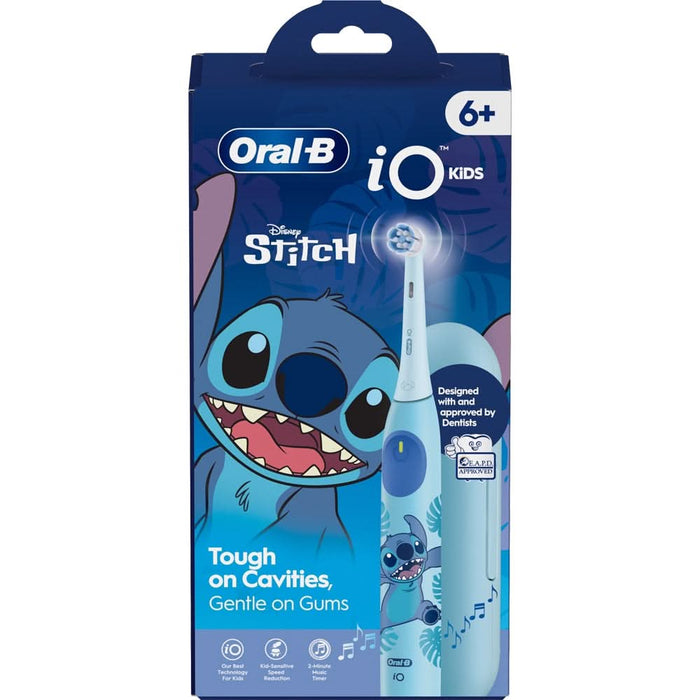 Periuta de dinti electrica copii ORAL-B iO Kids Disney Stitch, 3 programe, 1 capat, albastru WALTI