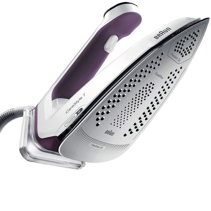 Statie de calcat BRAUN CareStyle 7 IS7266VI, 2700W, 550g/min, 2l, talpa Eloxal, alb-violet WALTI