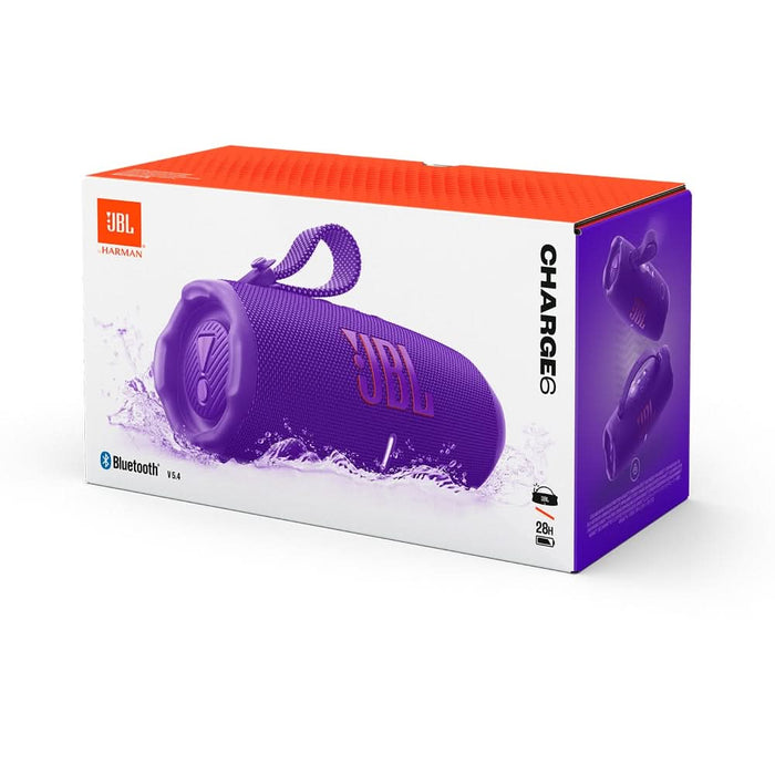 Boxa portabila JBL Charge 6, Bluetooth, IP68, Powerbank, mov WALTI