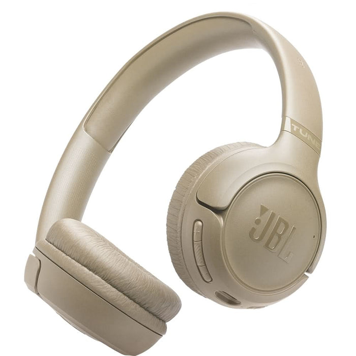 Casti JBL Tune 535BT, Bluetooth, On-ear, Microfon, bej WALTI