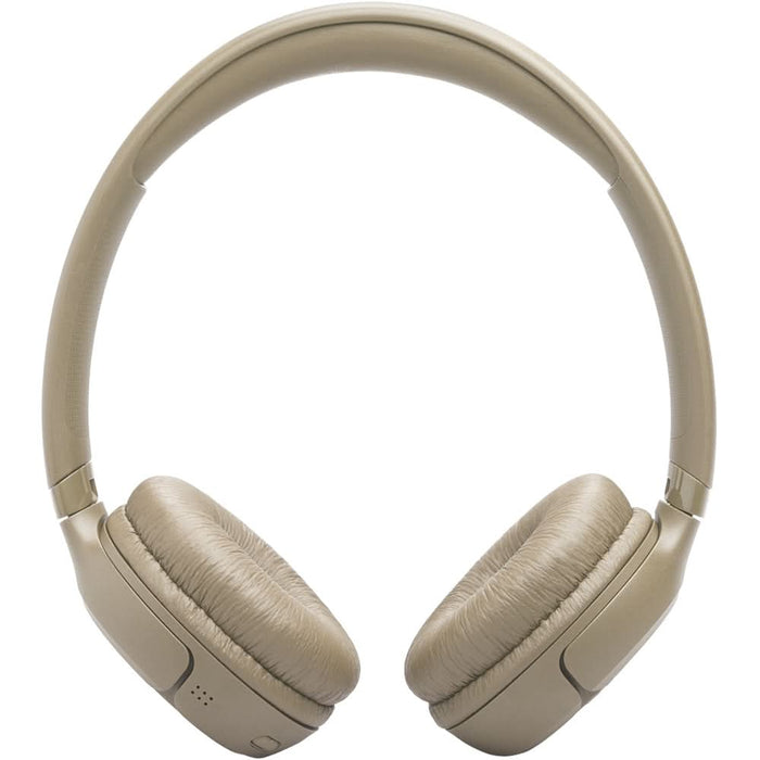 Casti JBL Tune 535BT, Bluetooth, On-ear, Microfon, bej WALTI