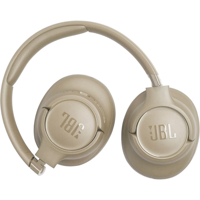 Casti JBL Tune 735BT, Bluetooth, Over-ear, Microfon, bej - WALTI WALTI