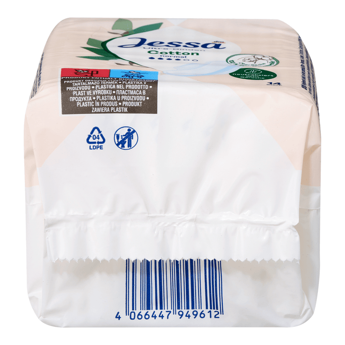 Jessa Absorbante ultra normal din bumbac, 14 buc - WALTI WALTI