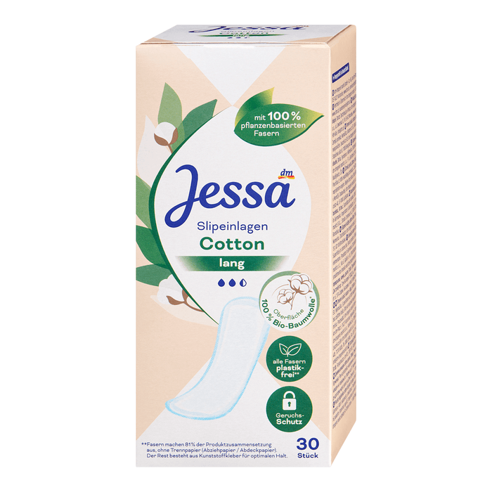 Jessa Absorbante zilnice, Cotton, lungi, 30 buc - WALTI WALTI