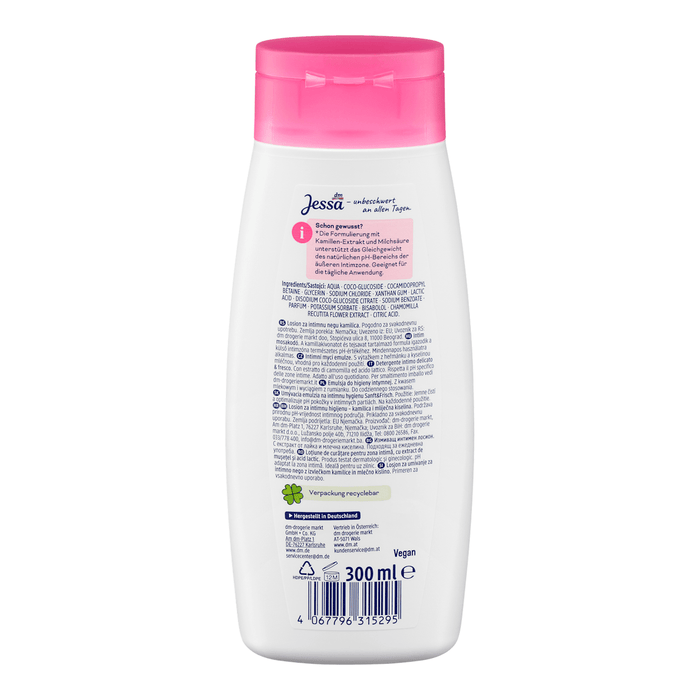 Jessa Loțiune intimă delicată și fresh, 300 ml - WALTI WALTI
