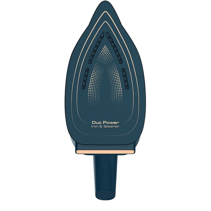 Aparat de calcat vertical cu abur TEFAL Duo Power JF4032E0, 1700W, 180g/min, 400ml, albastru inchis WALTI